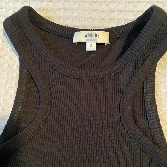 AGOLDE
Black Bea Cutaway Tank Top - Picture 4 of 4
